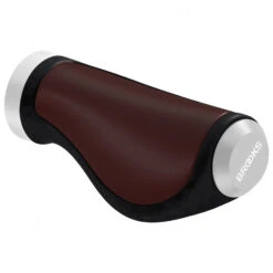 Brooks England - Ergonomic Leather Grip 100/130 - Bike Grips -Bike helmets Store brooks england ergonomic leather grip 100 130 bike grips 1