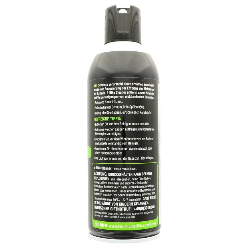 Finish Line - E-Bike Reiniger Aerosol - Bike Cleaner 4 Finish Line - E-Bike Reiniger Aerosol - Bike Cleaner - Image 2