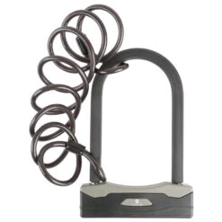 M-Wave - Bügelschloss Mit Spiralgabel B & S - Bike Lock -Bike helmets Store m wave buegelschloss mit spiralgabel b s bike lock detail 3