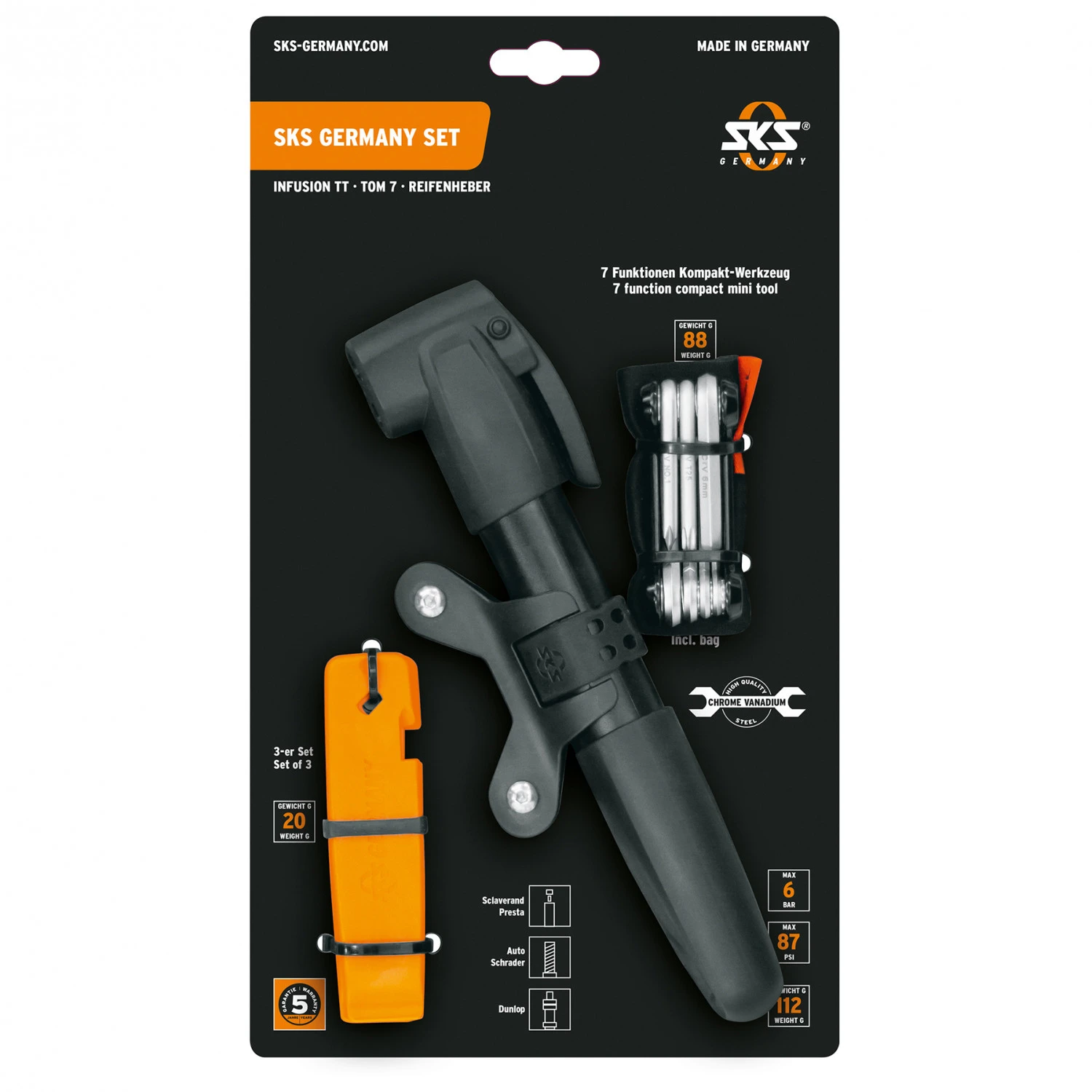 SKS - SKS Germany Set (Infusion TT / Tom 7 / Levermen) 3 SKS - SKS Germany Set (Infusion TT / Tom 7 / Levermen)